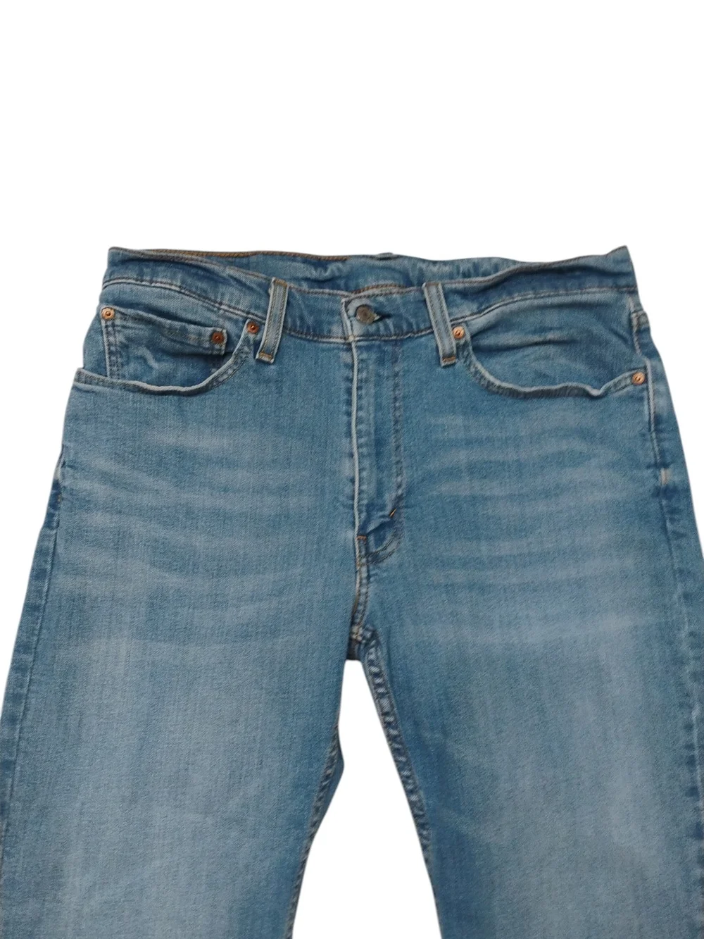 Levi's 514 Classic Mens Blue Straight-Leg Jeans SZ 34